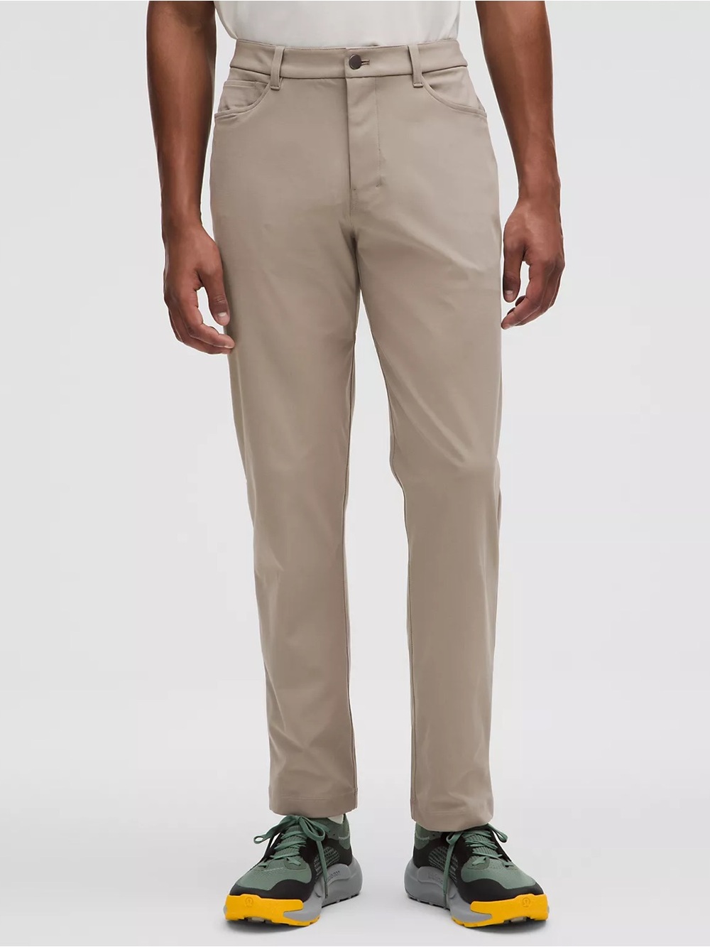 Men’s Lululemon Slim Straight stretch pants -Khaki